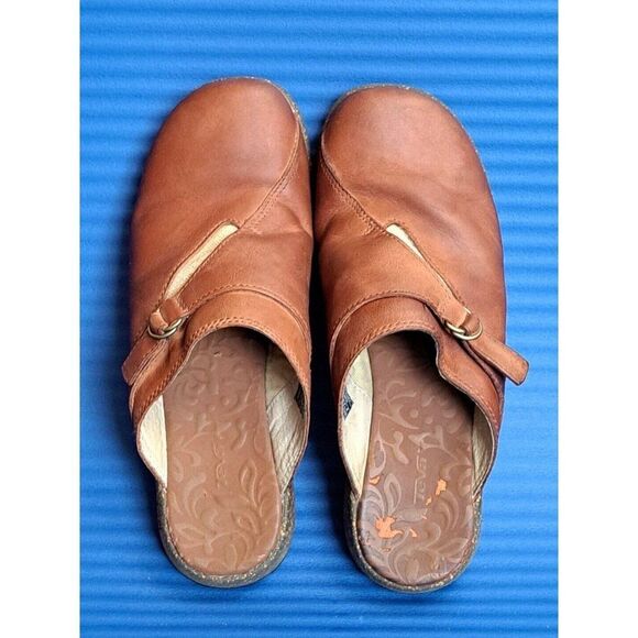 Teva Womens Round Toe Slip On Buckle Slide Mules Brown Size US 6 - Picture 9 of 12